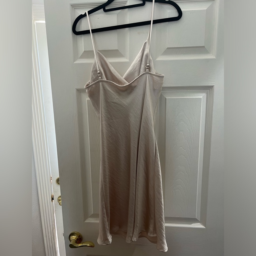12th tribe white silk dress